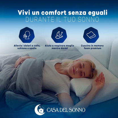 Cuscino Cervicale Ortopedico - Sonno Puro™