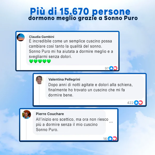 Cuscino Cervicale Ortopedico - Sonno Puro™