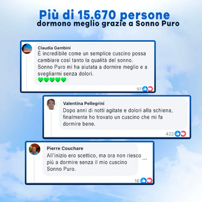 Cuscino Cervicale Ortopedico - Sonno Puro™