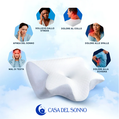 Cuscino Cervicale Ortopedico - Sonno Puro™