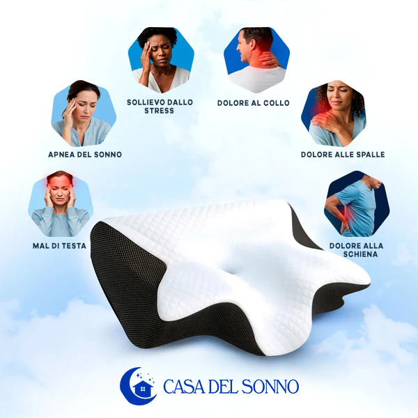 Cuscino Cervicale Ortopedico - Sonno Puro™